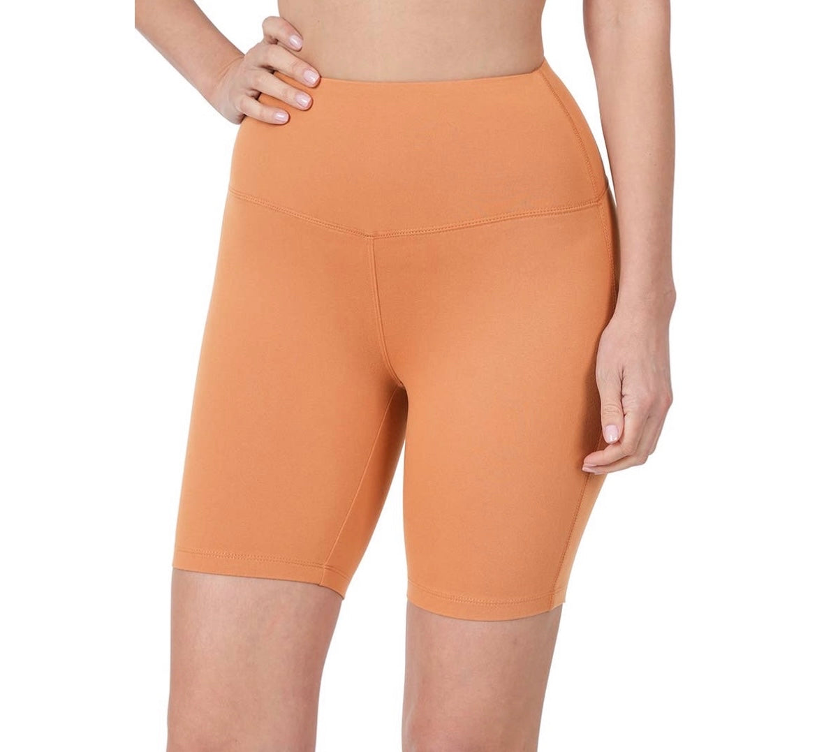 High Rise Biker Shorts